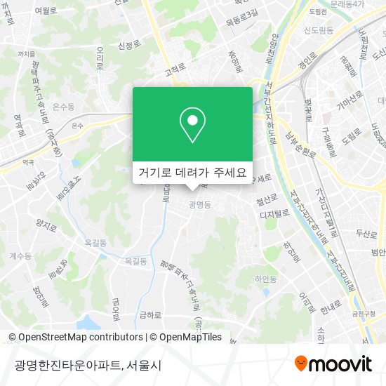 광명한진타운아파트 지도