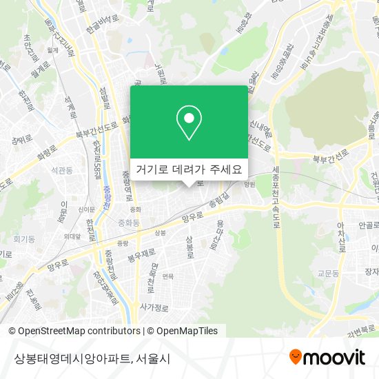 상봉태영데시앙아파트 지도