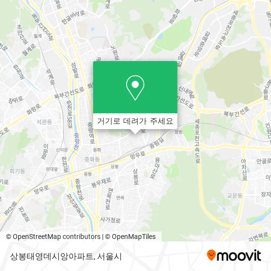 상봉태영데시앙아파트 지도