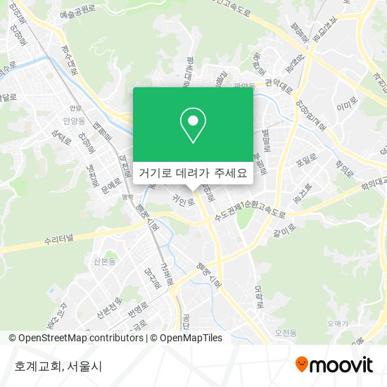 호계교회 지도