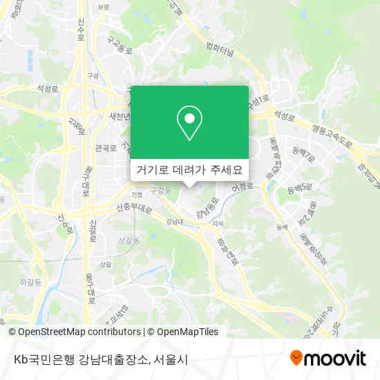 Kb국민은행 강남대출장소 지도