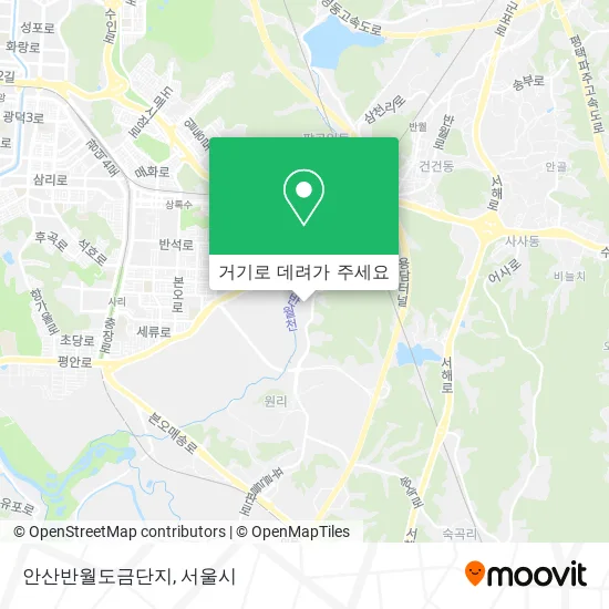 안산반월도금단지 지도