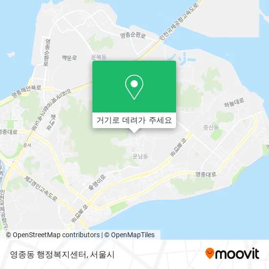 영종동 행정복지센터 지도
