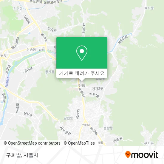 구파발 지도