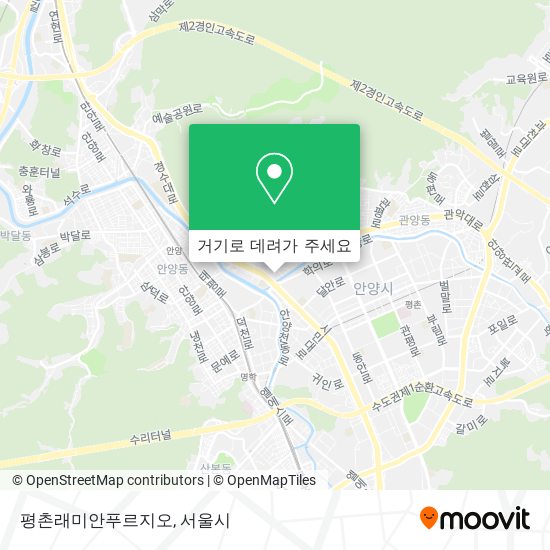 평촌래미안푸르지오 지도
