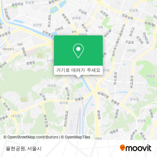 율현공원 지도