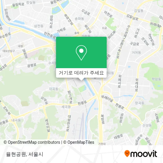 율현공원 지도