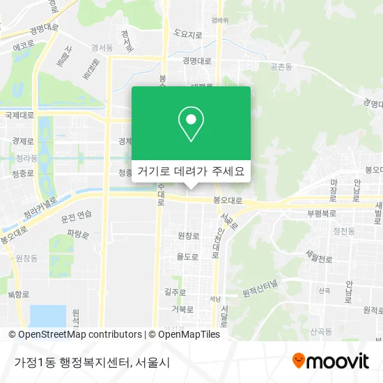 가정1동 행정복지센터 지도