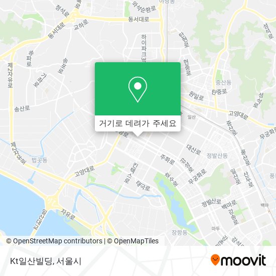 Kt일산빌딩 지도