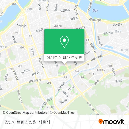 강남세브란스병원 지도