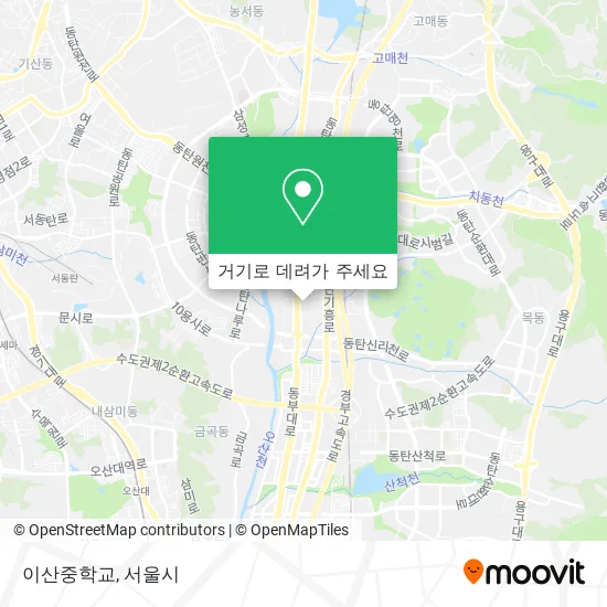 이산중학교 지도