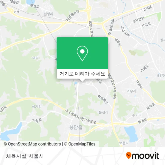 체육시설 지도