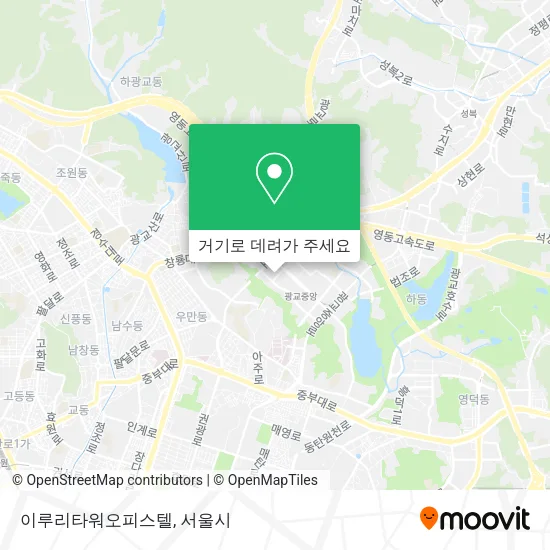 이루리타워오피스텔 지도