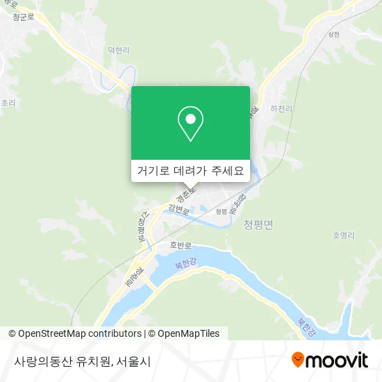사랑의동산 유치원 지도