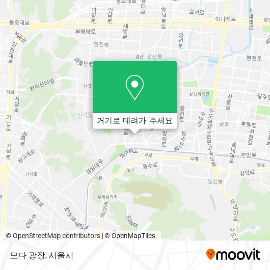 모다 광장 지도