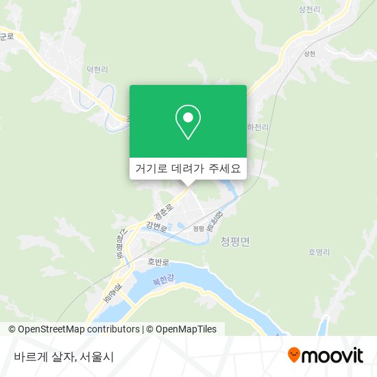 바르게 살자 지도