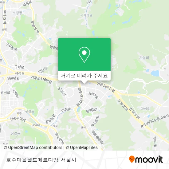 호수마을월드메르디앙 지도