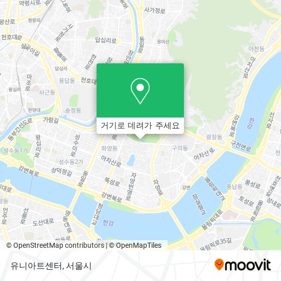 유니아트센터 지도