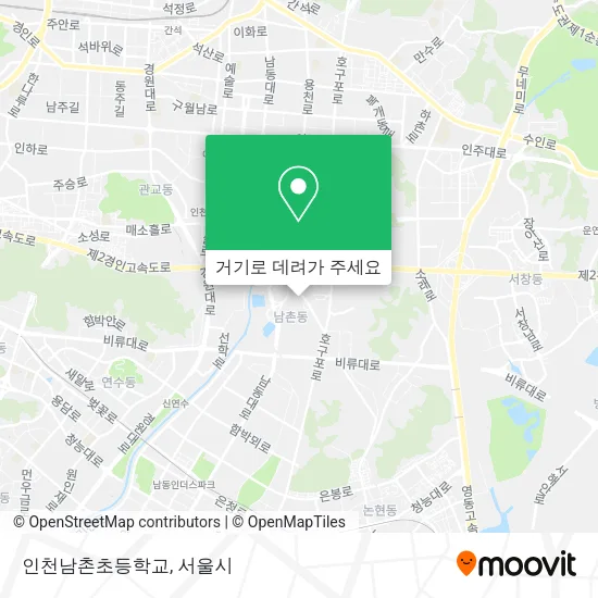 인천남촌초등학교 지도