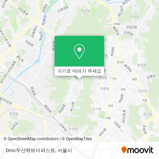 Dmc두산위브더퍼스트 지도