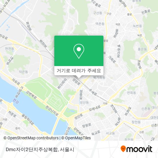 Dmc자이2단지주상복합 지도