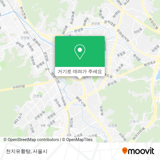 천지유황탕 지도