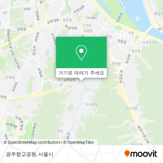 광주향교공원 지도