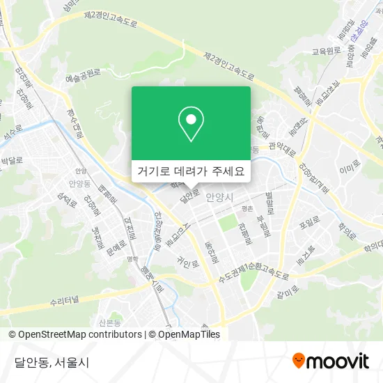 달안동 지도