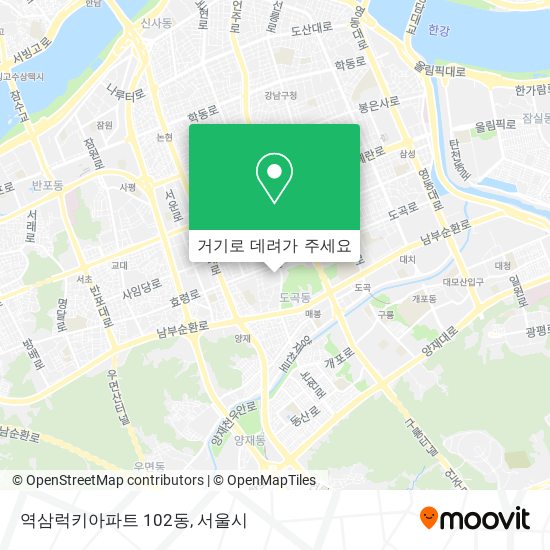 역삼럭키아파트 102동 지도