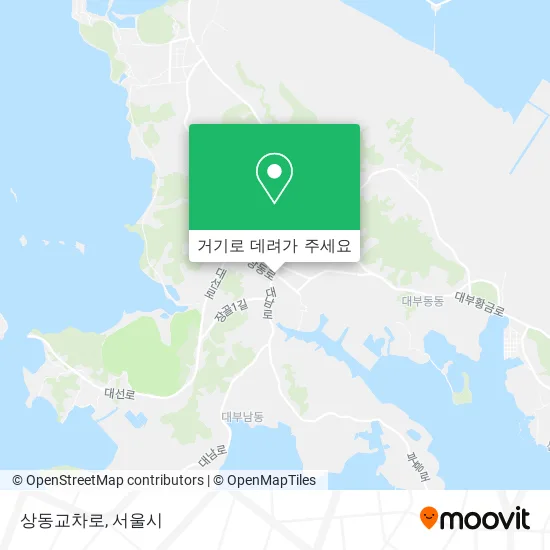 상동교차로 지도