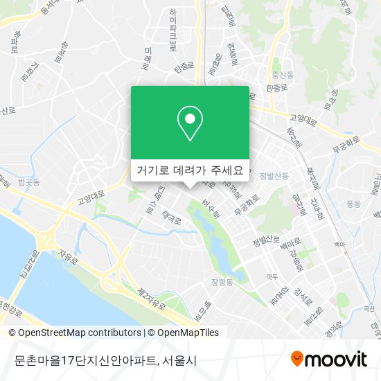문촌마을17단지신안아파트 지도