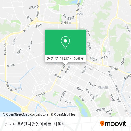 성저마을6단지건영아파트 지도