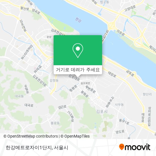 한강메트로자이1단지 지도