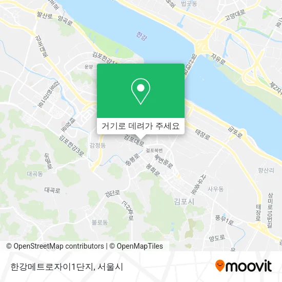 한강메트로자이1단지 지도