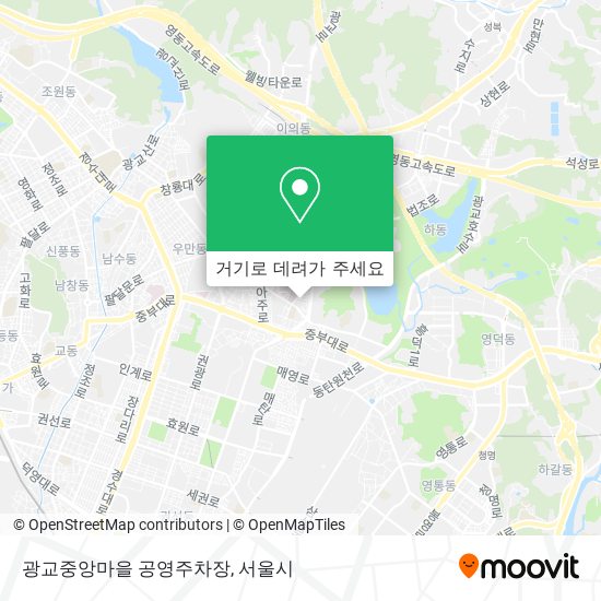 광교중앙마을 공영주차장 지도
