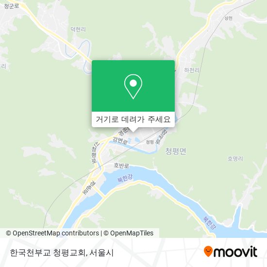 한국천부교 청평교회 지도