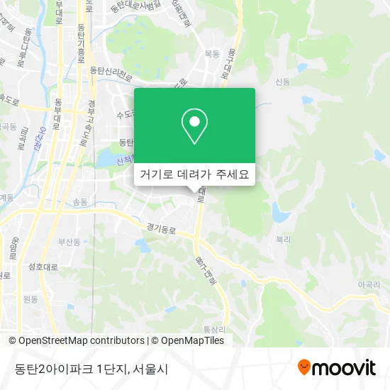 동탄2아이파크 1단지 지도