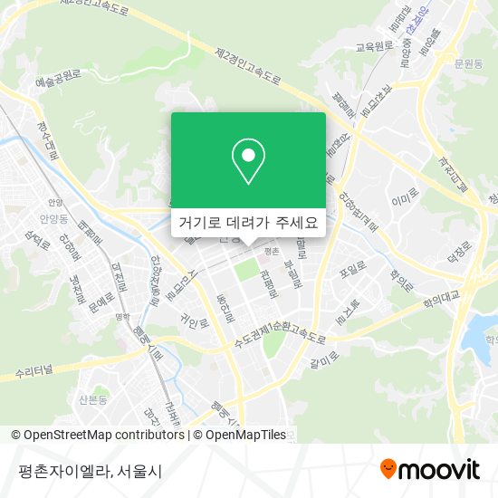 평촌자이엘라 지도