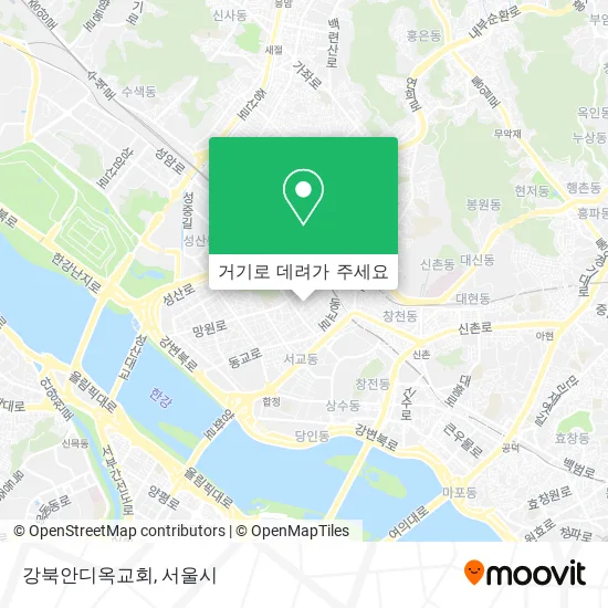 강북안디옥교회 지도
