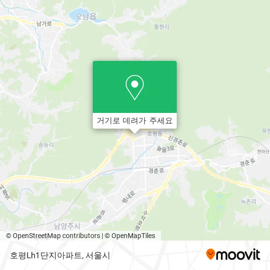 호평Lh1단지아파트 지도