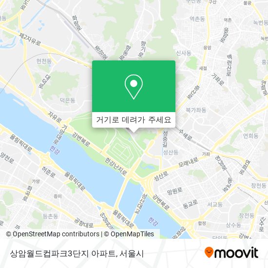 상암월드컵파크3단지 아파트 지도