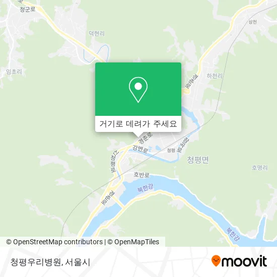 청평우리병원 지도