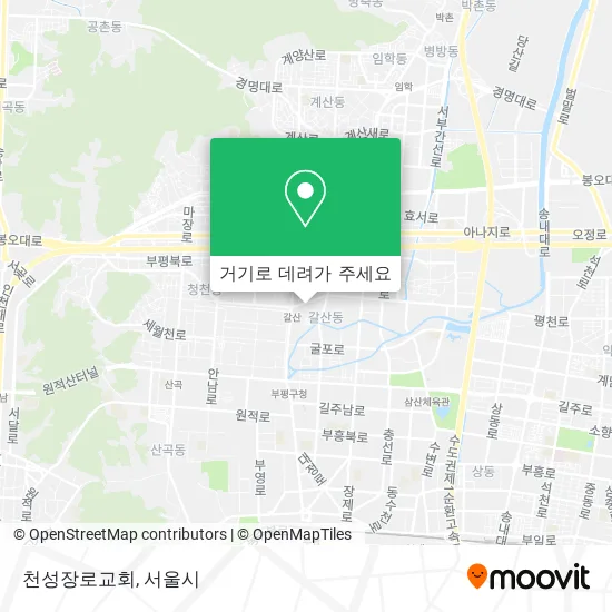천성장로교회 지도