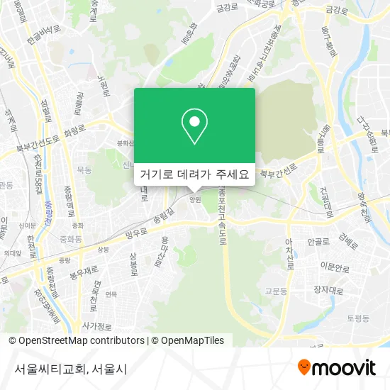 서울씨티교회 지도