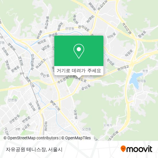 자유공원 테니스장 지도