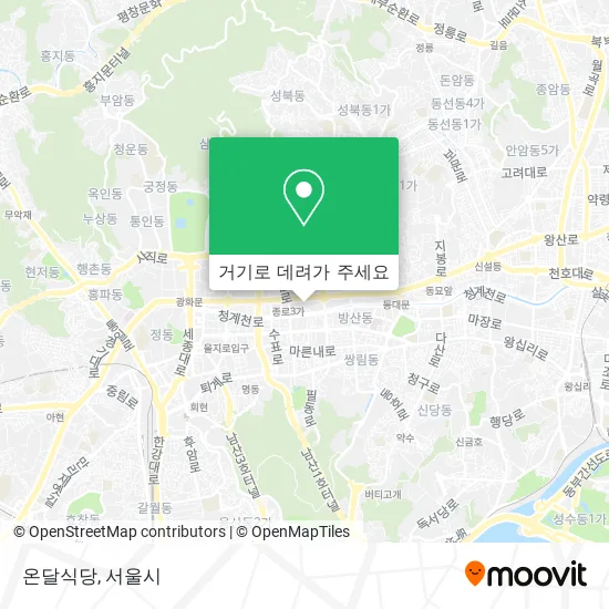 온달식당 지도