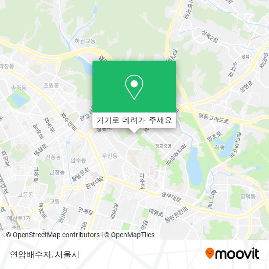 연암배수지 지도