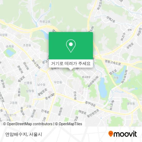 연암배수지 지도