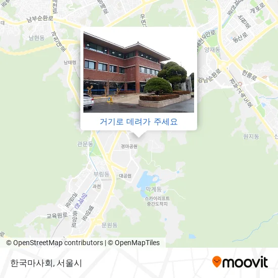 한국마사회 지도