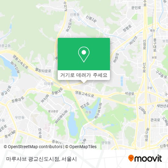 마루샤브 광교신도시점 지도